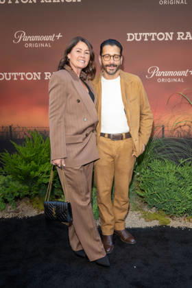 May 12, 2026, New York, United States: (L-R) Michele Glasser and David Glasser attend Paramount+ s Dutton Ranch New York Premiere at AMC Lincoln Square 13 on May 12, 2026 in New York City. New York United States - ZUMAs197 20260512_aaa_s197_700 Copyright: xRonxAdarx
