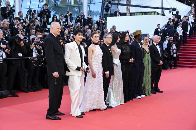 79th Cannes Film Festival Red Carpet Opening Night - part 2 Palais des Festivals - Cannes, France Stellan Skarsgard;Diego Cespedes;Laura Wandal;Park Chan-Wook;Demi Moore;Chloe Zhao;Isaach De Bankole™;Ruth Negga;Paul Laverty 79th Cannes Film Festival Red Carpet Opening Night - part 2 Palais des Festivals - Cannes, France 12th May 2026 SGPItalia id 134688_008 *Not Exclusive  Copyright: xSGPx