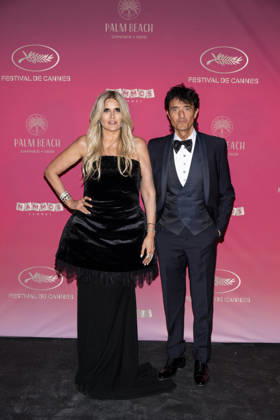 79th Cannes Film Festival Photocall Opening Dinner Palm Beach - Cannes, France Tiziana Rocca;Giulio Base 79th Cannes Film Festival Photocall Opening Dinner Palm Beach - Cannes, France 12th May 2026 SGPItalia id 134688_009 *Not Exclusive  Copyright: xSGPx