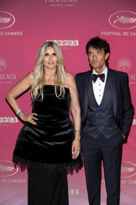 79th Cannes Film Festival Photocall Opening Dinner Palm Beach - Cannes, France Tiziana Rocca;Giulio Base 79th Cannes Film Festival Photocall Opening Dinner Palm Beach - Cannes, France 12th May 2026 SGPItalia id 134688_009 *Not Exclusive  Copyright: xSGPx