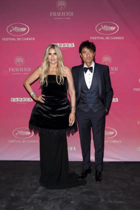 79th Cannes Film Festival Photocall Opening Dinner Palm Beach - Cannes, France Tiziana Rocca;Giulio Base 79th Cannes Film Festival Photocall Opening Dinner Palm Beach - Cannes, France 12th May 2026 SGPItalia id 134688_009 *Not Exclusive  Copyright: xSGPx