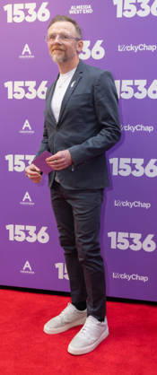 1536 West End Opening Night - Arrivals 12 MAY 26 Simon Pegg attends the 1536 West End Opening Night at The Ambassadors Theatre on 12 05 2026 in London, England. 1536 West End Opening Night - Arrivals 12 MAY 26 Simon Pegg attends the 1536 West End Opening Night at The Ambassadors Theatre on 12 05 2026 in London, England., Credit:Roger Alarcon Avalon United Kingdom, London  Copyright: xRogerxAlarconx xAvalonx 1098427168
