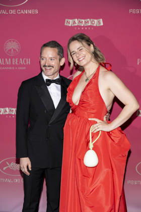 79th Cannes Film Festival Photocall Opening Dinner Palm Beach - Cannes, France Elijah Wood;Mette-Marie Kongsved 79th Cannes Film Festival Photocall Opening Dinner Palm Beach - Cannes, France 12th May 2026 SGPItalia id 134688_009 *Not Exclusive  Copyright: xSGPx