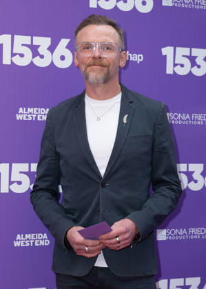 Simon Pegg attends 1536™ Opening Night at The Ambassadors Theatre in London, England. UK. Tuesday 12th May 2026. Copyright: xJamesxWarrenx ae7cg337