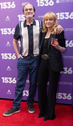 1536 West End Opening Night Arrivals, London, UK, 12 May 2026 Quentin Tarantino and Sonia Friedman attend the 1536 West End Opening Night at The Ambassadors Theatre in London on 12 May 2026., Credit:Roger Alarcon Avalon United Kingdom, London  Copyright: xRogerxAlarconx xAvalonx 1098427360
