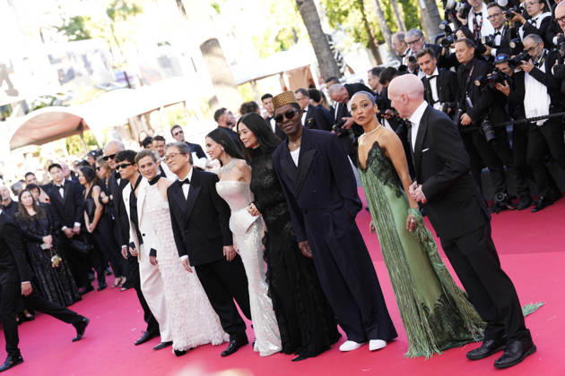 Foto IPP Daniele Cifala’ Cannes 12 05 2026 Opening Ceremony And La Vénus Electrique (The Electric Venus) Screening - The 79th Annual Cannes Film Festival nella foto : Jury Members Diego Céspedes, Laura Wandel, Jury President Park Chan-wook, Demi Moore, Chloé Zhao, Isaach de Bankolé and Ruth Negga attend the opening ceremony and La Vénus Electrique (The Electric Venus) screening during the 79th annual Cannes Film Festival at Palais des Festivals on May 12, 2026 in Cannes, France.