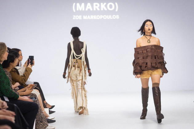 AUSTRALIAN FASHION WEEK, Marko designs during the FDS TAFE NSW - The Innovators show during Australian fashion week at the Museum of contemporary art, Sydney, Wednesday, May 13, 2026. ( NO ARCHIVING MELBOURNE VICTORIA AUSTRALIA  Copyright: xNADIRxKINANIx 20260513170139171343