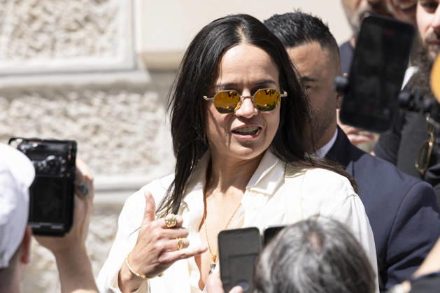 Cannes Fast and Furios on the Croisette MP Cannes, France- May 13: Michelle Rodriguez leaves Hotel Carlton during 79th Festival of Cannes, on May 13, 2026 in Cannes, France. Photo by Marco Piovanotto ABACAPRESS:COM Cannes France  Copyright: xPiovanottoxMarco ABACAx