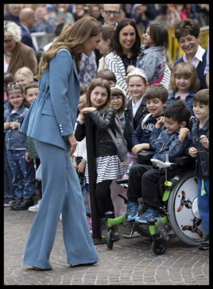 . 13 05 2026. Reggio Emilia, Italy. Kate Middleton. the Princess of Wales , arriving at the town hall in Reggio Emilia on day one of her visit to Italy.  xStephenxLockx xi-Imagesx IIM-26766-0006