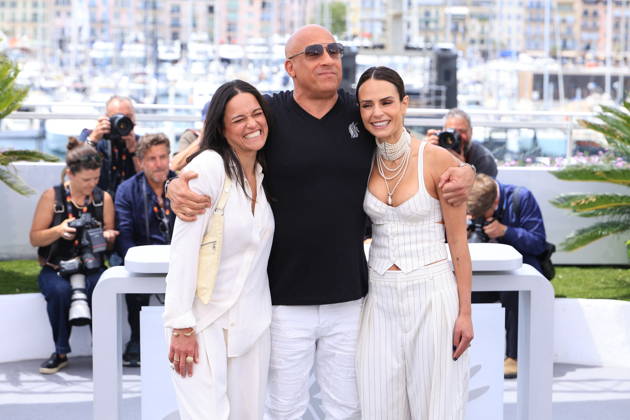 Cannes - Fast And Furious Cannes Classics Photocall Michelle Rodriguez, Vin Diesel and Jordana Brewster pose during The Fast And The Furious photocall at the 79th annual Cannes Film Festival at Palais des Festivals on May 13, 2026 in Cannes, France. Photo by Jerome Domine ABACAPRESS.COM Cannes France  Copyright: xDominexJerome ABACAx