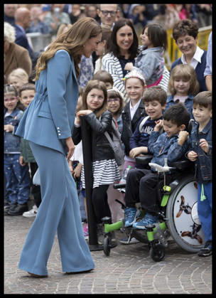 . 13 05 2026. Reggio Emilia, Italy. Kate Middleton. the Princess of Wales , arriving at the town hall in Reggio Emilia on day one of her visit to Italy.  xStephenxLockx xi-Imagesx IIM-26766-0007