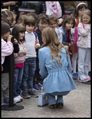 . 13 05 2026. Reggio Emilia, Italy. Kate Middleton. the Princess of Wales , arriving at the town hall in Reggio Emilia on day one of her visit to Italy.  xStephenxLockx xi-Imagesx IIM-26766-0010