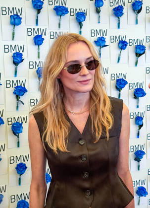 Cannes - Diane Kruger at Lunch Talk about AI organized by BMW German actress Diane Kruger attending an exclusive Lunch Talk on the theme of ‘The Human Lens’, about AI in Cinema industry organized by BMW at the Plage des Palmes in Cannes, South of France on May 13, 2026. Photo by Christophe Geyres ABACAPRESS.COM Cannes France  Copyright: xABACAx