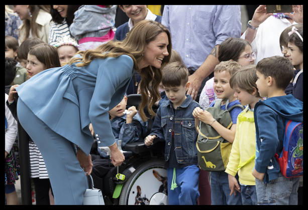 . 13 05 2026. Reggio Emilia, Italy. Kate Middleton. the Princess of Wales , on a walkabout outside the town hall in Reggio Emilia on day one of her visit to Italy.  xStephenxLockx xi-Imagesx IIM-26766-0049