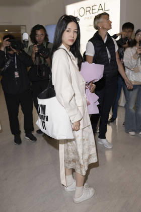 Cannes Zhou Ye Exits Martinez MP Cannes, France- May 13: Zhou Ye arrives to Hotel Martinez during 79th Festival of Cannes, on May 13, 2026 in Cannes, France. Photo by Marco Piovanotto ABACAPRESS:COM Cannes France  Copyright: xPiovanottoxMarco ABACAx