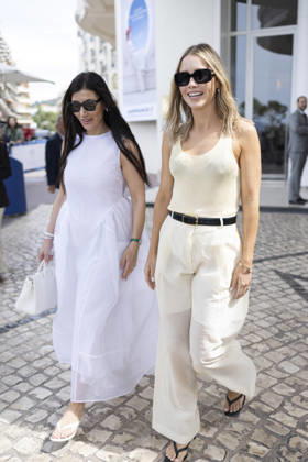 Cannes Claire Holt Exits Martinez MP Cannes, France- May 13: Claire Holt and friend arrives to Hotel Martinez during 79th Festival of Cannes, on May 13, 2026 in Cannes, France. Photo by Marco Piovanotto ABACAPRESS:COM Cannes France Copyright: xPiovanottoxMarco ABACAx