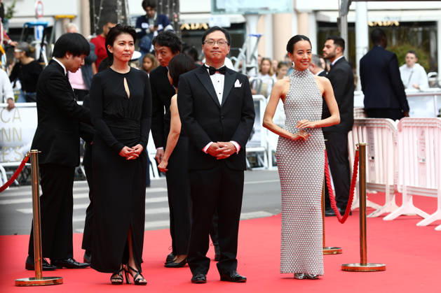 May 13, 2026, Cannes, Cote D azur, France: SHIZUKA ISHIBASCHI, KOJI FUKADA, TAKAKO MATSU and TAN SI EN on the red carpet for the premiere screening of NAGI NOTES at the 79th Annual Cannes Film Festival at Palais des Festivals in Cannes, France Cannes France  - ZUMAc179 20260513_zep_c179_088 Copyright: xMickaelxChavetx