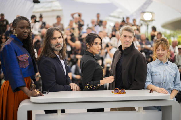 Cannes Un Certain Regard Jury Photocall EB Un Certain Regard Jury Member Laura Samani, Un Certain Regard Jury Member Thomas Cailley, Un Certain Regard Jury President Leïla Bekhti, Un Certain Regard Jury Member Khaled Mouzanar and Un Certain Regard Jury Member Angele Diabang attending the Un Certain Regard Jury photocall during the 79th Cannes Film Festival in Cannes, France on May 13, 2026.Photo by Eliot Blondet ABACAPRESS.COM Cannes France France  Copyright: xBlondetxEliot ABACAx