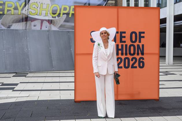 Queen Maxima Opens State of Fashion Biennial - Netherlands Queen Máxima opens the State of Fashion Biennial 2026 in Arnhem, Netherlands on May 13, 2026. State of Fashion is a leading international platform for fashion, textiles, and societal transition. During the opening, Minister Rianne Letschert of Education, Culture and Science will deliver a speech. Photo by NLBeeld Patrick van Emst Bruno Press ABACAPRESS.COM Arnhem Netherlands  Copyright: xBrunoxPress ABACAx