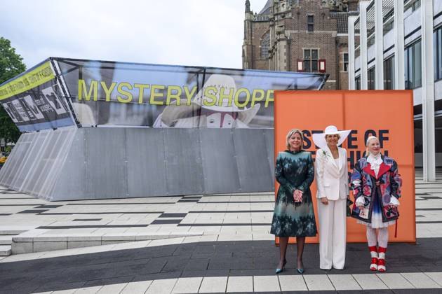 Queen Maxima Opens State of Fashion Biennial - Netherlands Queen Máxima opens the State of Fashion Biennial 2026 in Arnhem, Netherlands on May 13, 2026. State of Fashion is a leading international platform for fashion, textiles, and societal transition. During the opening, Minister Rianne Letschert of Education, Culture and Science will deliver a speech. Photo by NLBeeld Patrick van Emst Bruno Press ABACAPRESS.COM Arnhem Netherlands  Copyright: xBrunoxPress ABACAx