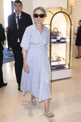 Cannes Andie MacDowell Exits Martinez MP Cannes, France- May 13: Andie MacDowell leaves Hotel Martinez during 79th Festival of Cannes, on May 13, 2026 in Cannes, France. Photo by Marco Piovanotto ABACAPRESS:COM Cannes France  Copyright: xPiovanottoxMarco ABACAx