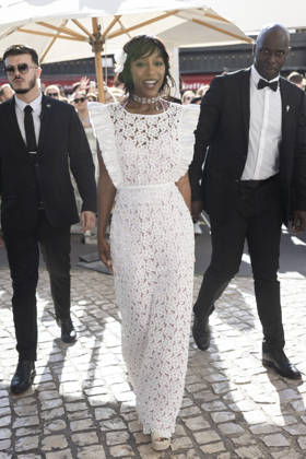 Cannes Aja Naomi King Exits Martinez MP Cannes, France- May 13: Aja Naomi King leaves Hotel Martinez during 79th Festival of Cannes, on May 13, 2026 in Cannes, France. Photo by Marco Piovanotto ABACAPRESS:COM Cannes France  Copyright: xPiovanottoxMarco ABACAx
