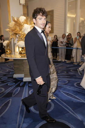 Cannes Charles Leclerc, Alexandra Saint Mleux Exits Martinez MP Cannes, France- May 13: Charles Leclerc, Alexandra Saint Mleux leave Hotel Martinez during 79th Festival of Cannes, on May 13, 2026 in Cannes, France. Photo by Marco Piovanotto ABACAPRESS:COM Cannes France  Copyright: xPiovanottoxMarco ABACAx