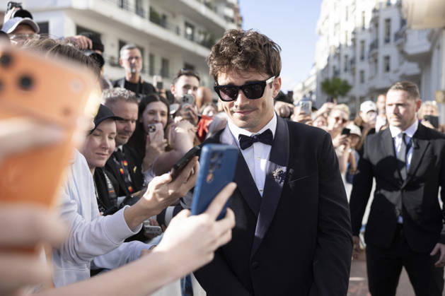 Cannes Charles Leclerc, Alexandra Saint Mleux Exits Martinez MP Cannes, France- May 13: Charles Leclerc, Alexandra Saint Mleux leave Hotel Martinez during 79th Festival of Cannes, on May 13, 2026 in Cannes, France. Photo by Marco Piovanotto ABACAPRESS:COM Cannes France  Copyright: xPiovanottoxMarco ABACAx