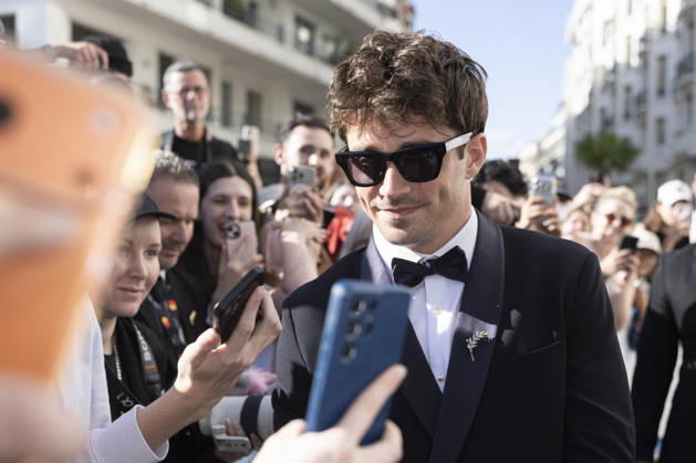 Cannes Charles Leclerc, Alexandra Saint Mleux Exits Martinez MP Cannes, France- May 13: Charles Leclerc, Alexandra Saint Mleux leave Hotel Martinez during 79th Festival of Cannes, on May 13, 2026 in Cannes, France. Photo by Marco Piovanotto ABACAPRESS:COM Cannes France  Copyright: xPiovanottoxMarco ABACAx