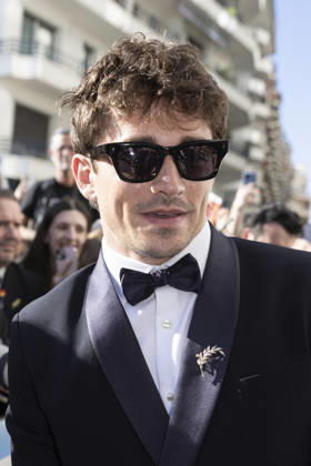 Cannes Charles Leclerc, Alexandra Saint Mleux Exits Martinez MP Cannes, France- May 13: Charles Leclerc, Alexandra Saint Mleux leave Hotel Martinez during 79th Festival of Cannes, on May 13, 2026 in Cannes, France. Photo by Marco Piovanotto ABACAPRESS:COM Cannes France  Copyright: xPiovanottoxMarco ABACAx