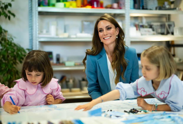 . 13 05 2026. Reggio Emilia, Italy. Kate Middleton. the Princess of Wales, during a visit the Scuola Comunale d infanzia Anna Frank pre school in Reggio Emilia on day one of her visit to Italy. xi-Imagesx xPoolx IIM-26766-0225