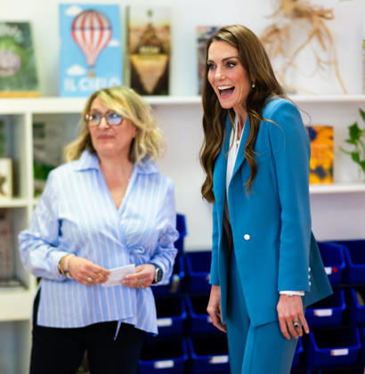 . 13 05 2026. Reggio Emilia, Italy. Kate Middleton. the Princess of Wales, during a visit the Scuola Comunale d infanzia Anna Frank pre school in Reggio Emilia on day one of her visit to Italy. xi-Imagesx xPoolx IIM-26766-0259
