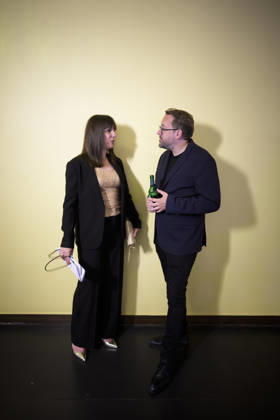 Verleihung Deutscher Podcast Award 2026. Ilka Lorenzen, Redakteurin und Produzentin von Podcasts, und Paul Ronzheimer. Berlin, 13.05.2026. Berlin Deutschland Copyright: xDominikxButzmannx