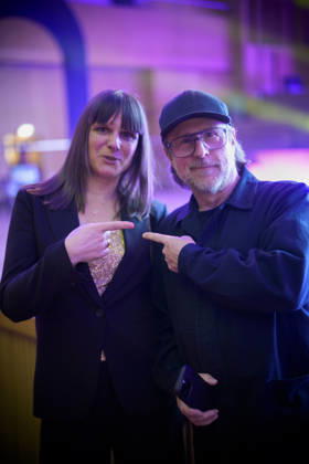 Verleihung Deutscher Podcast Award 2026. Ilka Lorenzen, Redakteurin und Produzentin von Podcasts und Bjarne Maedel. Berlin, 13.05.2026. Berlin Deutschland Copyright: xDominikxButzmannx