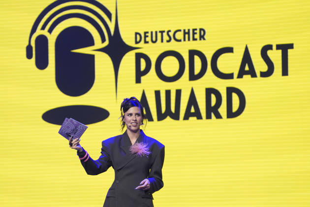 Verleihung Deutscher Podcast Award 2026. Salva Houmsi. Berlin, 13.05.2026. Berlin Deutschland Copyright: xDominikxButzmannx