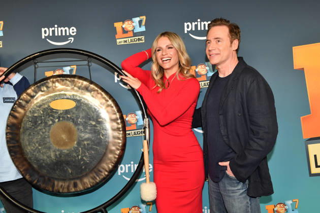 Michelle Hunzinger und Michael Bully Herbig Screening Last One Laughing 7. Staffel Astro Film Lounge im Arri München 13. Mai 2026