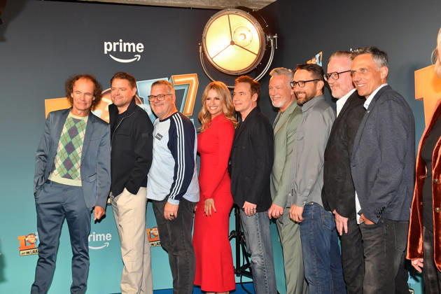 Olaf Schubert, Max Giermann, Elton, Michelle Hunzinger mit Redaktion Screening Last One Laughing 7. Staffel Astro Film Lounge im Arri München 13. Mai 2026