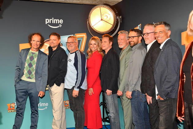 Olaf Schubert, Max Giermann, Elton, Michelle Hunzinger mit Redaktion Screening Last One Laughing 7. Staffel Astro Film Lounge im Arri München 13. Mai 2026