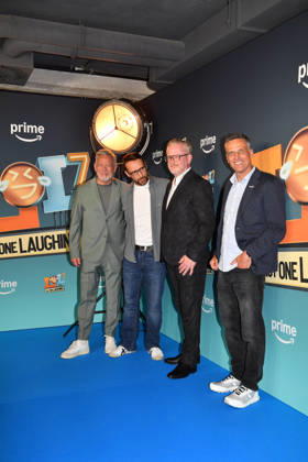 Otto Steiner, Philip Pratt, Volker Neuenhoff und Rocco Bräuniger Screening Last One Laughing 7. Staffel Astro Film Lounge im Arri München 13. Mai 2026