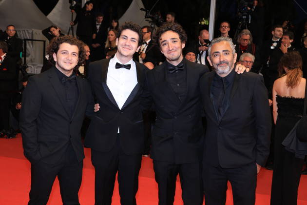 Cannes - L Abandon (Forsaken) Red Carpet (Far Right) Eric Toledano and guests attend the La Vie D Une Femme screening during the 79th annual Cannes Film Festival at Palais des Festivals on May 13, 2026 in Cannes, France. Photo by Jerome Domine ABACAPRESS.COM Cannes France Copyright: xDominexJerome ABACAx