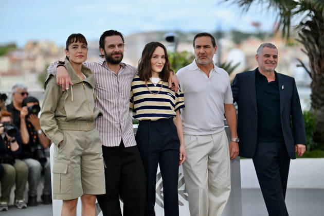 Cannes La Venus Electrique Photocall. FC Cast members Vimala Pons, Pio Marmaï, Anaïs Demoustier, Gilles Lellouche and Pierre Salvadori attending the La Venus Electrique photocall during the 79th Cannes Film Festival in Cannes, France on May 13, 2026. Photo by Franck Castel ABACAPRESS.COM Cannes Copyright: xCastelxFranck ABACAx