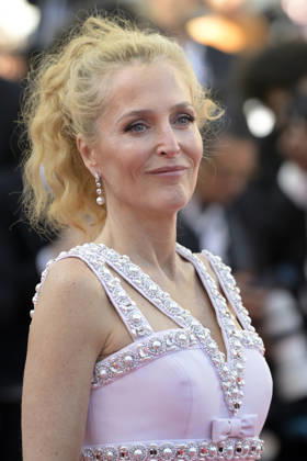 Gillian Anderson attends the opening ceremony and La VÃ nus Electrique (The Electric Venus) screening during the 79th annual Cannes Film Festival at Palais des Festivals in Cannes, France on Wednesday, May 13, 2026.  CAN20260513221 RoccoxSpaziani