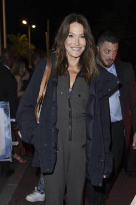 Cannes Carla Bruni exits Martinez MP Cannes, France- May 13: Carla Bruni leaves Hotel Martinez after attending Chopard gala during 79th Festival of Cannes, on May 13, 2026 in Cannes, France. Photo by Marco Piovanotto ABACAPRESS:COM Cannes France  Copyright: xPiovanottoxMarco ABACAx