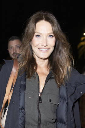 Cannes Carla Bruni exits Martinez MP Cannes, France- May 13: Carla Bruni leaves Hotel Martinez after attending Chopard gala during 79th Festival of Cannes, on May 13, 2026 in Cannes, France. Photo by Marco Piovanotto ABACAPRESS:COM Cannes France  Copyright: xPiovanottoxMarco ABACAx