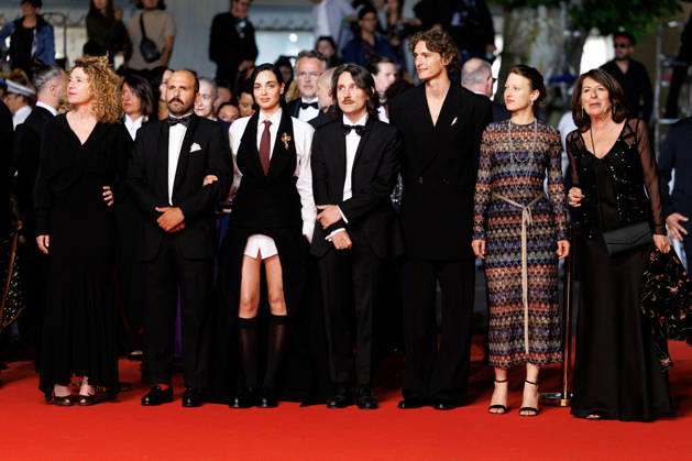 Carine Ruszniewski, Pierre Antoine Billon, Souheila Yacoub, Bérenger Thouin, Vassili Schneider, Yile Yara Vianello, Enrica Capra Montée des marches du film Labandon lors du 79ème Festival International du Film de Cannes, le 13 mai 2026 Jacovides Moreau Bestimage Red carpet for Forsaken at the 79th Cannes International Film Festival on May 13, 2026 Cannes France Copyright: xJACOVIDES-MOREAUx xBESTIMAGExJACOVIDES-MOREAUx xBESTIMAGEx
