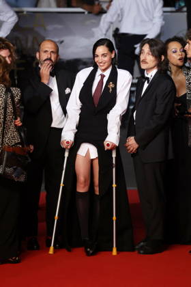 Pierre Antoine Billon, Souheila Yacoub, Bérenger Thouin Montée des marches du film Labandon lors du 79ème Festival International du Film de Cannes, le 13 mai 2026 Jacovides Moreau Bestimage Red carpet for Forsaken at the 79th Cannes International Film Festival on May 13, 2026 Cannes France Copyright: xJACOVIDES-MOREAUx xBESTIMAGExJACOVIDES-MOREAUx xBESTIMAGEx