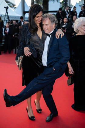Cannes La vie d une femme Screening NG Guest and Charles Berling leaving the ‘La vie d’une femme (A women’s life)’ Screening and Red Carpet at Palais Des Festivals in Cannes, France on May 13 2026 as part of the 79th Cannes Film Festival. Photo by Nicolas Genin ABACAPRESS.COM Cannes France  Copyright: xGeninxNicolas ABACAx