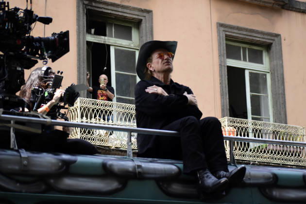 May 13, 2026, Mexico City, Ciudad de Mexico, Mexico: Bono lead of the Irish band U2, at the filming set for the upcoming music video Street of Dreams in Mexico City Downtown. on May 13, 2026 in Mexico City, Mexico. Mexico City Mexico - ZUMAe321 20260513_zea_e321_013 Copyright: xLuisxBarronx