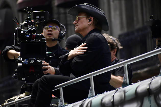 May 13, 2026, Mexico City, Ciudad de Mexico, Mexico: Bono lead of the Irish band U2, at the filming set for the upcoming music video Street of Dreams in Mexico City Downtown. on May 13, 2026 in Mexico City, Mexico. Mexico City Mexico - ZUMAe321 20260513_zea_e321_024 Copyright: xLuisxBarronx