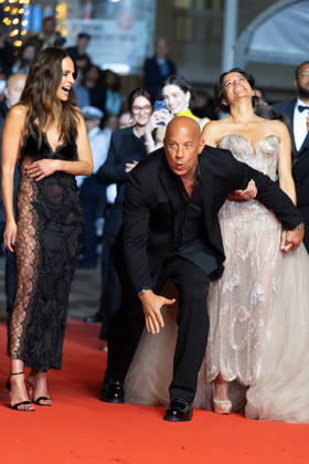 Jordana Brewster, Vin Diesel, Michelle Rodriguez Montée des marches du film The Fast and the Furious lors du 79ème Festival International du Film de Cannes, le 13 mai 2026 Olivier Borde Bestimage Red carpet for The Fast and the Furious at the 79th Cannes International Film Festival on May 13, 2026 Cannes France Copyright: xOLIVIERxBORDEx xBESTIMAGExOLIVIERxBORDEx xBESTIMAGEx
